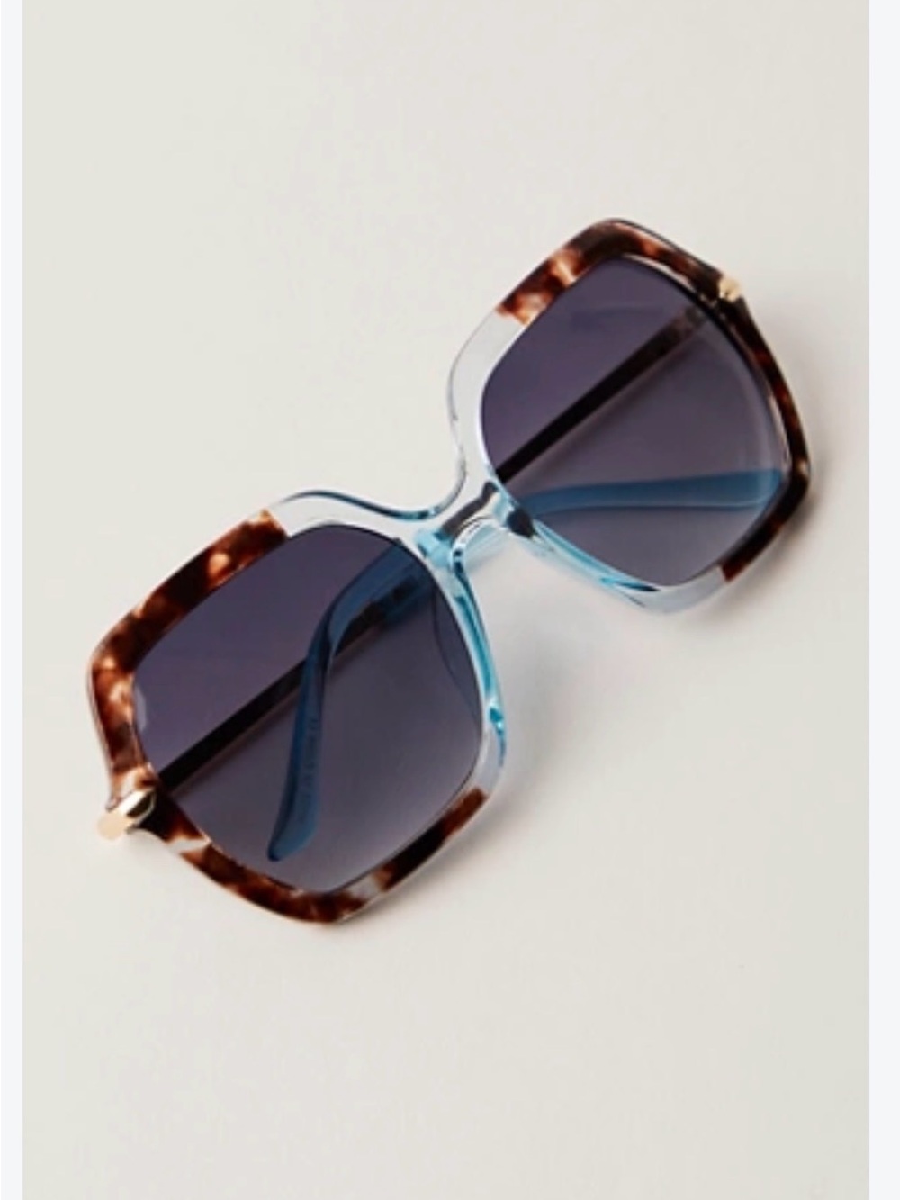 NWT Free People Polly Oversized Square Sunglasses
